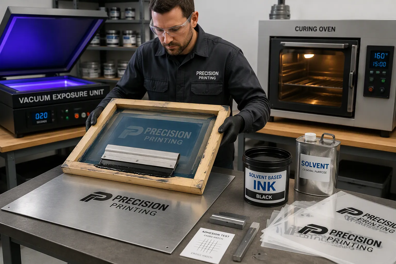 Silk Screen Printing on Metal Step by Step